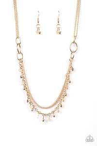 Paparazzi Accessories: Gold Financially Fabulous - Necklace & Cash Confidence Bracelet Set - Jewels N Thingz Boutique