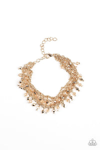 Paparazzi Accessories: Gold Financially Fabulous - Necklace & Cash Confidence Bracelet Set - Jewels N Thingz Boutique