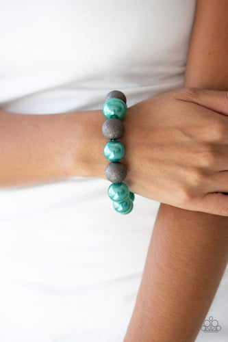 Paparazzi: Humble Hustle - Green Bracelet - Jewels N’ Thingz Boutique