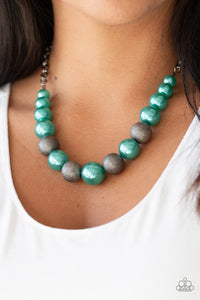 Paparazzi: Color Me CEO - Green Necklace - Jewels N’ Thingz Boutique