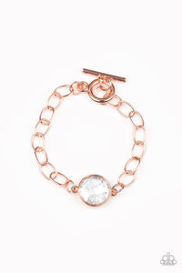 Paparazzi: All Aglitter - Copper Bracelet - Jewels N’ Thingz Boutique