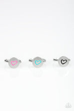 Load image into Gallery viewer, Paparazzi Accessories: Starlet Shimmer Heart-Plated Rings - 5 PACK - Jewels N Thingz Boutique