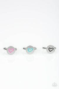 Paparazzi Accessories: Starlet Shimmer Heart-Plated Rings - 5 PACK - Jewels N Thingz Boutique