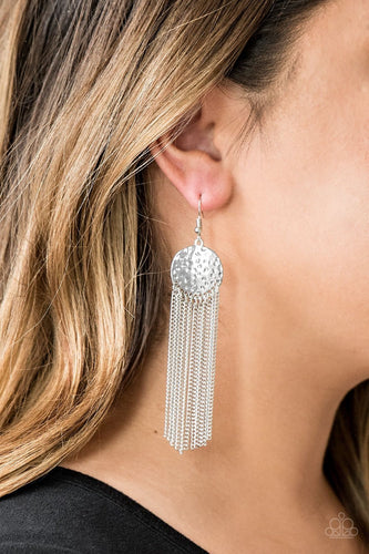 Paparazzi Accessories: Solar Scene - Silver Earrings - Jewels N Thingz Boutique