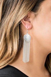 Paparazzi Accessories: Solar Scene - Silver Earrings - Jewels N Thingz Boutique