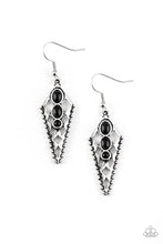Load image into Gallery viewer, Paparazzi:   Terra Territory - Black Earrings - Jewels N’ Thingz Boutique