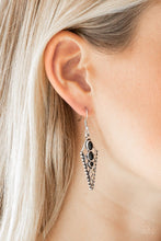 Load image into Gallery viewer, Paparazzi:   Terra Territory - Black Earrings - Jewels N’ Thingz Boutique
