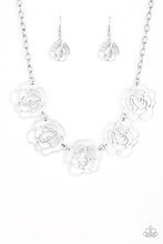 Load image into Gallery viewer, Paparazzi Accessories: Budding Beauty - Silver Rosebud Necklace - Jewels N Thingz Boutique