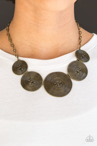Paparazzi: Deserves A Medal - Brass Necklace - Jewels N’ Thingz Boutique