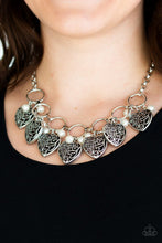 Load image into Gallery viewer, Paparazzi Accessories: Very Valentine - White Locket-Like Heart Necklace - Jewels N Thingz Boutique