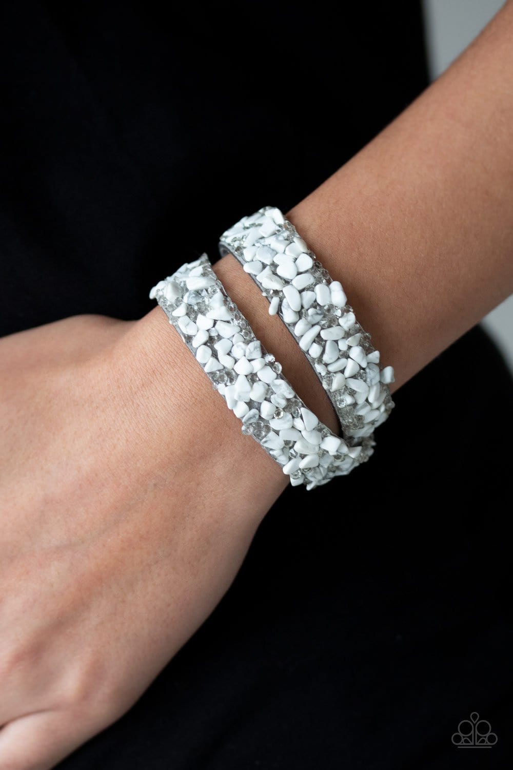 CRUSH To Conclusions - White: Paparazzi Accessories - Jewels N’ Thingz Boutique