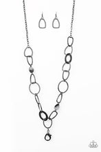 Load image into Gallery viewer, Paparazzi: Metro Nouveau - Black Lanyard Necklace - Jewels N’ Thingz Boutique