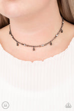 Load image into Gallery viewer, Paparazzi Accessories: What A Stunner - Black/Gunmetal Rhinestone Choker - Jewels N Thingz Boutique