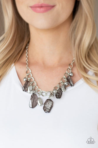 Paparazzi: Chroma Drama - Black Necklace - Jewels N’ Thingz Boutique