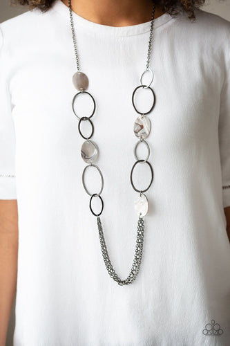 Paparazzi: Kaleidoscope Coasts - Black Chain Necklace - Jewels N’ Thingz Boutique