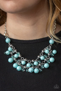 Paparazzi: Seaside Soiree - Blue Necklace - Jewels N’ Thingz Boutique