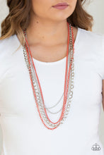 Load image into Gallery viewer, Paparazzi: Industrial Vibrance - Orange Chain Necklace - Jewels N’ Thingz Boutique