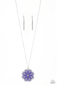 Paparazzi: Spin Your PINWHEELS - Purple Long Necklace - Jewels N’ Thingz Boutique