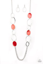 Load image into Gallery viewer, Paparazzi: Kaleidoscope Coasts - Red Chain Necklace - Jewels N’ Thingz Boutique