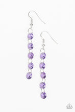 Load image into Gallery viewer, Paparazzi: Trickle-Down Effect - Purple Earrings - Jewels N’ Thingz Boutique