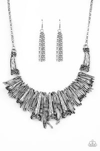 Paparazzi: In The MANE-stream - Silver Necklace - Jewels N’ Thingz Boutique