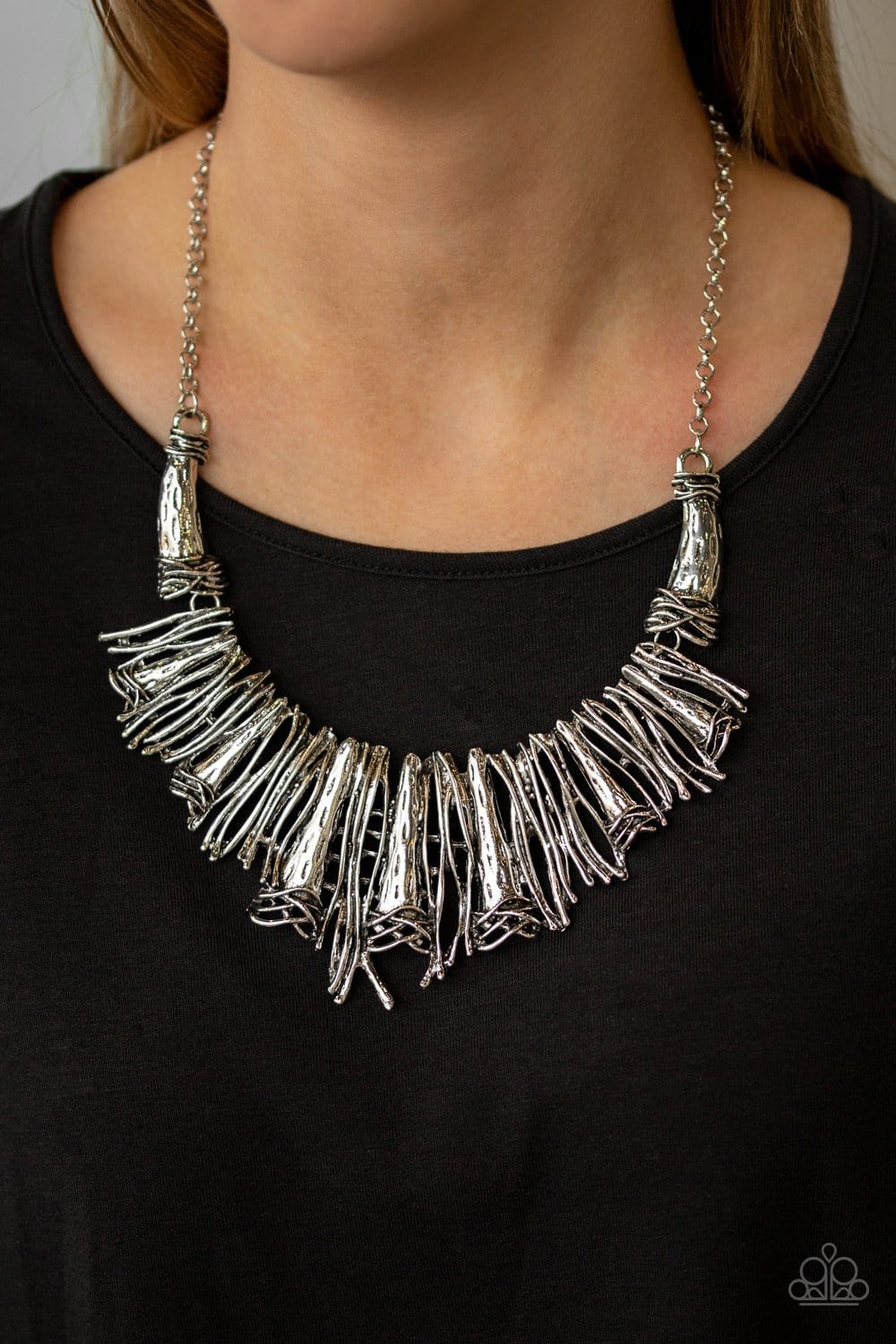 Paparazzi: In The MANE-stream - Silver Necklace - Jewels N’ Thingz Boutique