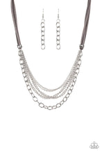 Load image into Gallery viewer, Paparazzi: Free Roamer - Silver Suede Necklace - Jewels N’ Thingz Boutique
