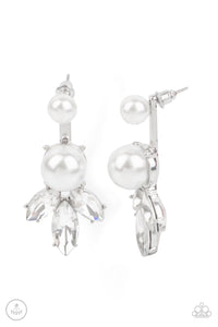 Paparazzi: Extra Elite - White Clip-On Earrings - Jewels N’ Thingz Boutique