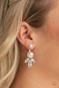 Paparazzi: Extra Elite - White Clip-On Earrings - Jewels N’ Thingz Boutique