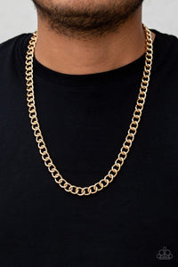 Paparazzi Accessories: Full Court Necklace and Sideline Bracelet - Gold Urban SET - Jewels N Thingz Boutique