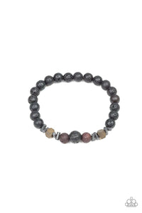 Paparazzi Accessories: Empowered - Brown Lava Bead Bracelet - Jewels N Thingz Boutique