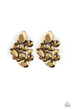 Load image into Gallery viewer, Paparazzi: Galaxy Glimmer - Brass Earrings - Jewels N’ Thingz Boutique