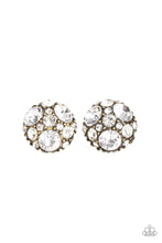 Load image into Gallery viewer, Paparazzi: Diamond Daze - Brass Rhinestone Earrings - Jewels N’ Thingz Boutique