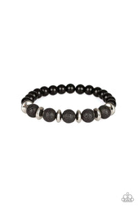Paparazzi: Truth - Silver Lava Bead Bracelet - Jewels N’ Thingz Boutique