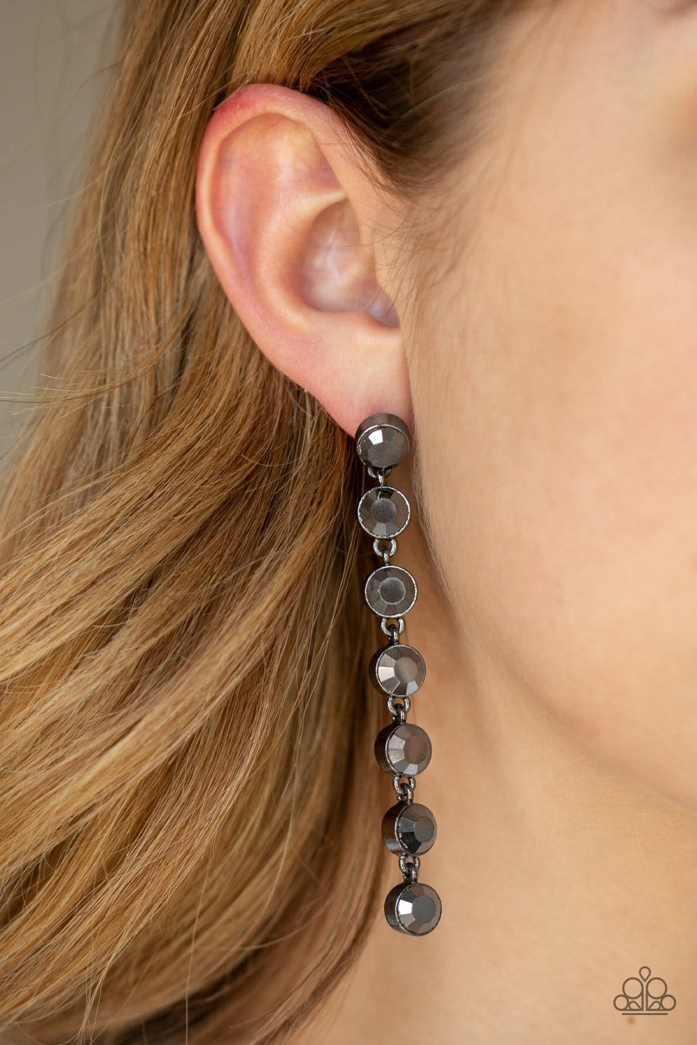 Paparazzi hematite earrings clearance