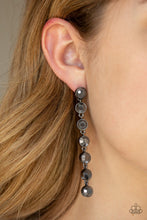Load image into Gallery viewer, Paparazzi: Dazzling Debonair - Black Hematite Earrings - Jewels N’ Thingz Boutique