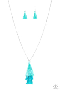 Triple The Tassel - Turquoise: Paparazzi Accessories - Jewels N’ Thingz Boutique