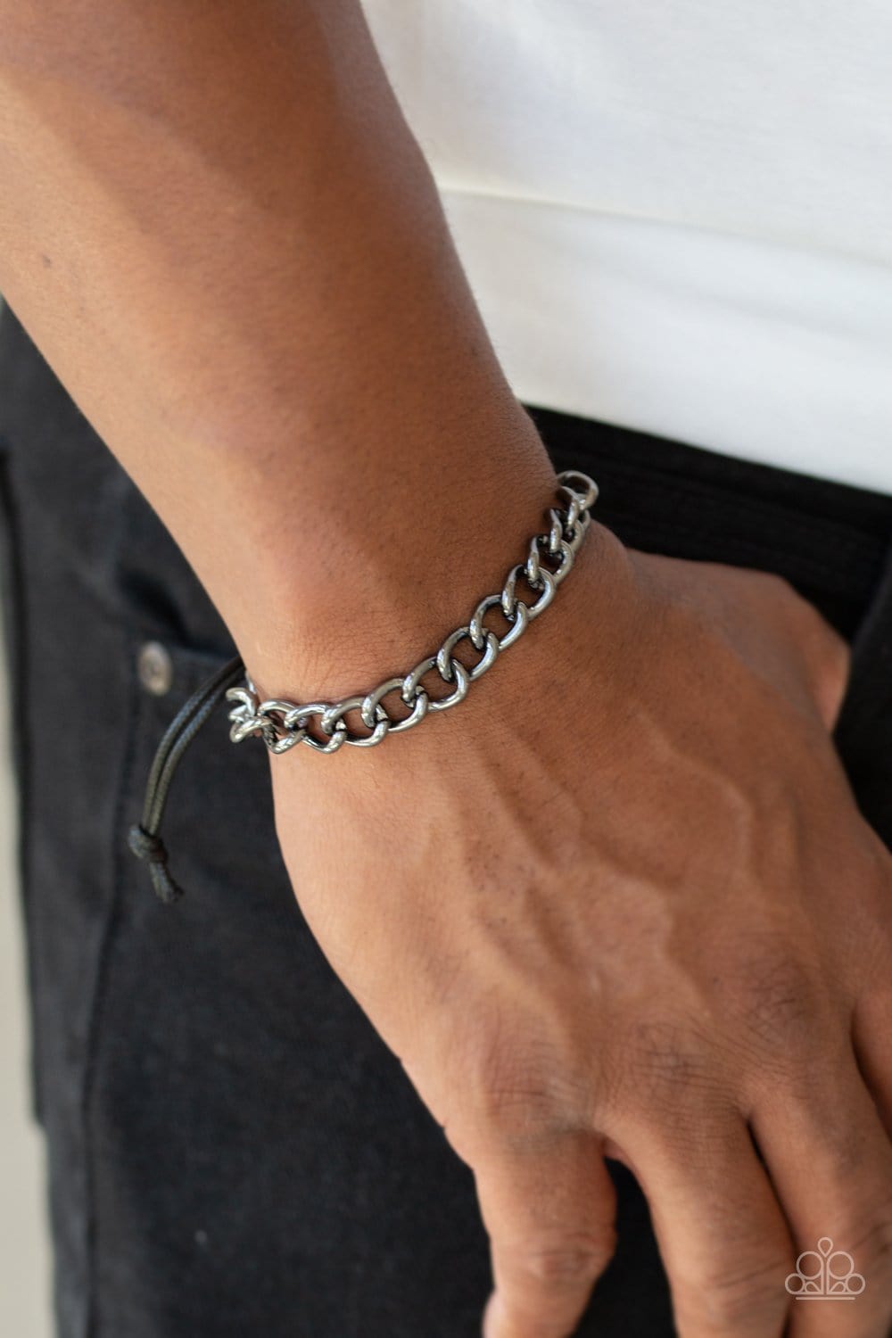 Paparazzi: Sideline - Black Chain Bracelet - Jewels N’ Thingz Boutique