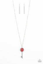 Load image into Gallery viewer, Paparazzi: Key Keepsake - Red Long Necklace - Jewels N’ Thingz Boutique