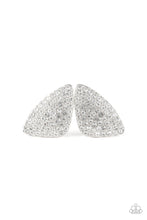 Load image into Gallery viewer, Paparazzi: Supreme Sheen - White Rhinestone Post Earrings - Jewels N’ Thingz Boutique
