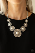 Load image into Gallery viewer, Paparazzi: Tiger Trap - White Necklace - Jewels N’ Thingz Boutique