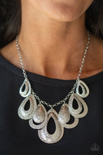 Load image into Gallery viewer, Paparazzi: Teardrop Tempest - Silver Necklace - Jewels N’ Thingz Boutique