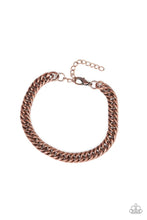 Load image into Gallery viewer, Paparazzi Accessories: Next Man Up - Copper Bracelet - Jewels N Thingz Boutique