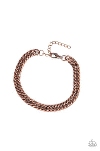 Paparazzi Accessories: Next Man Up - Copper Bracelet - Jewels N Thingz Boutique