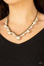 Load image into Gallery viewer, Paparazzi: Uptown Pearls - Brass Necklace - Jewels N’ Thingz Boutique