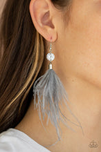 Load image into Gallery viewer, Paparazzi: Feathered Flamboyance - Silver Earrings - Jewels N’ Thingz Boutique