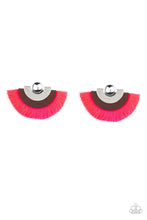 Load image into Gallery viewer, Paparazzi: Fan The FLAMBOYANCE - Pink Fringe Earrings - Jewels N’ Thingz Boutique