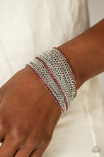 Load image into Gallery viewer, Paparazzi: Pour Me Another - Red Chain Bracelet - Jewels N’ Thingz Boutique