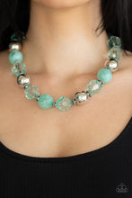 Load image into Gallery viewer, Paparazzi: Very Voluminous - Green Crystal-Like Necklace - Jewels N’ Thingz Boutique