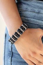 Load image into Gallery viewer, Paparazzi: Glowing Glam - Black Rhinestone Bracelet - Jewels N’ Thingz Boutique